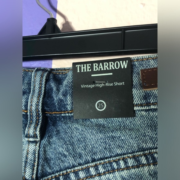 NWT Blank NYC The Barrow High Rise Vintage Shorts in Top Notch Blue - Size 25 - Picture 4 of 6